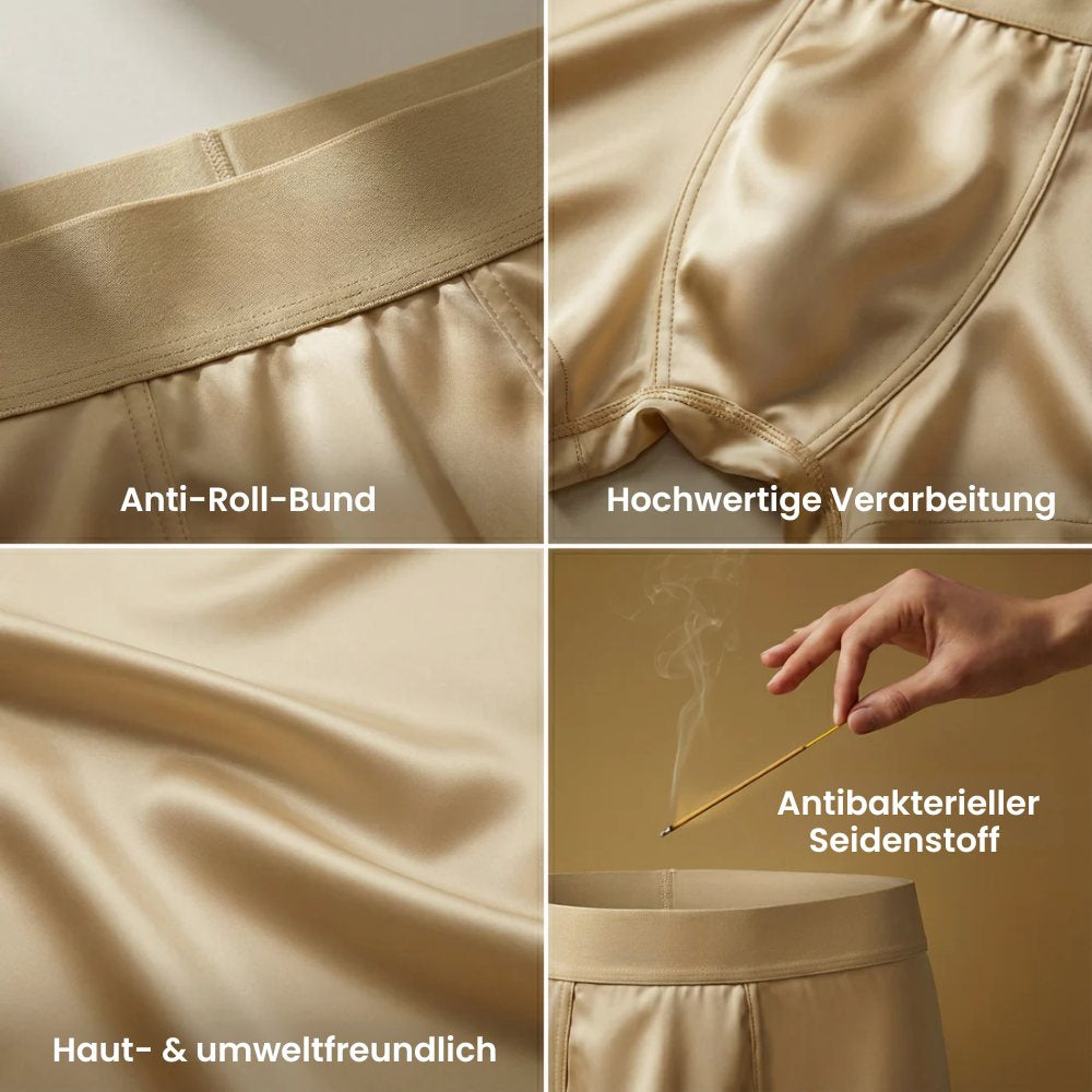 SilkFit™ – Premium Boxershorts aus Seide