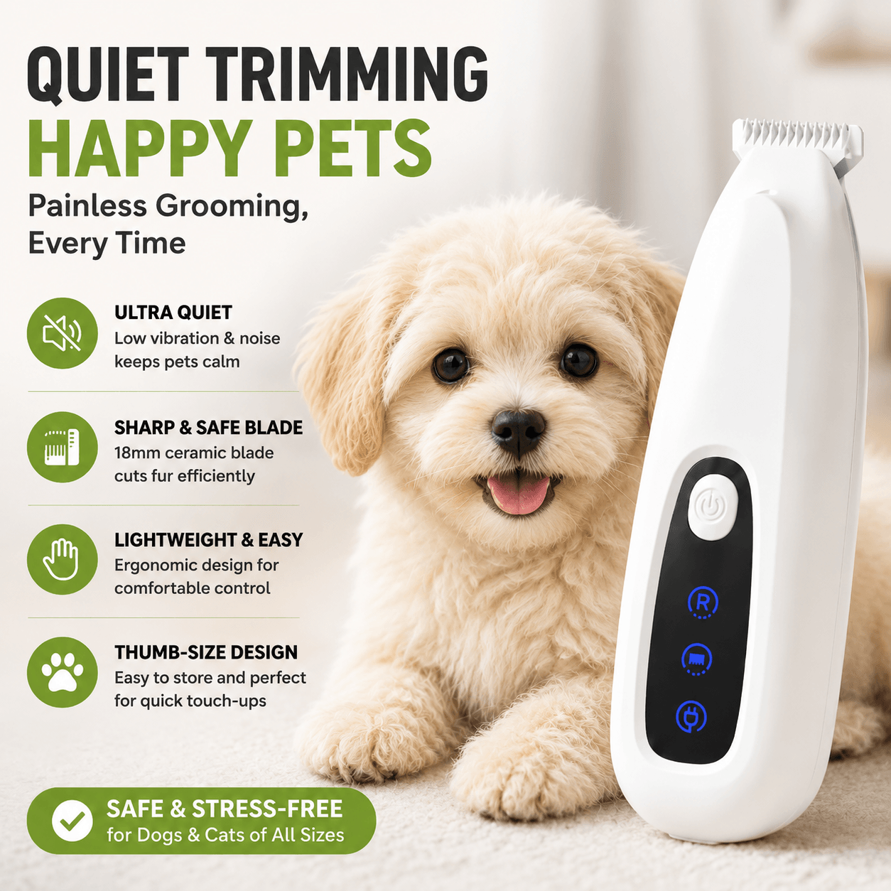 Precise Pet Paw Trimmer