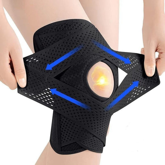BareForm™ – Kniebandage mit offener Patella und V-förmigen Kreuzbändern
