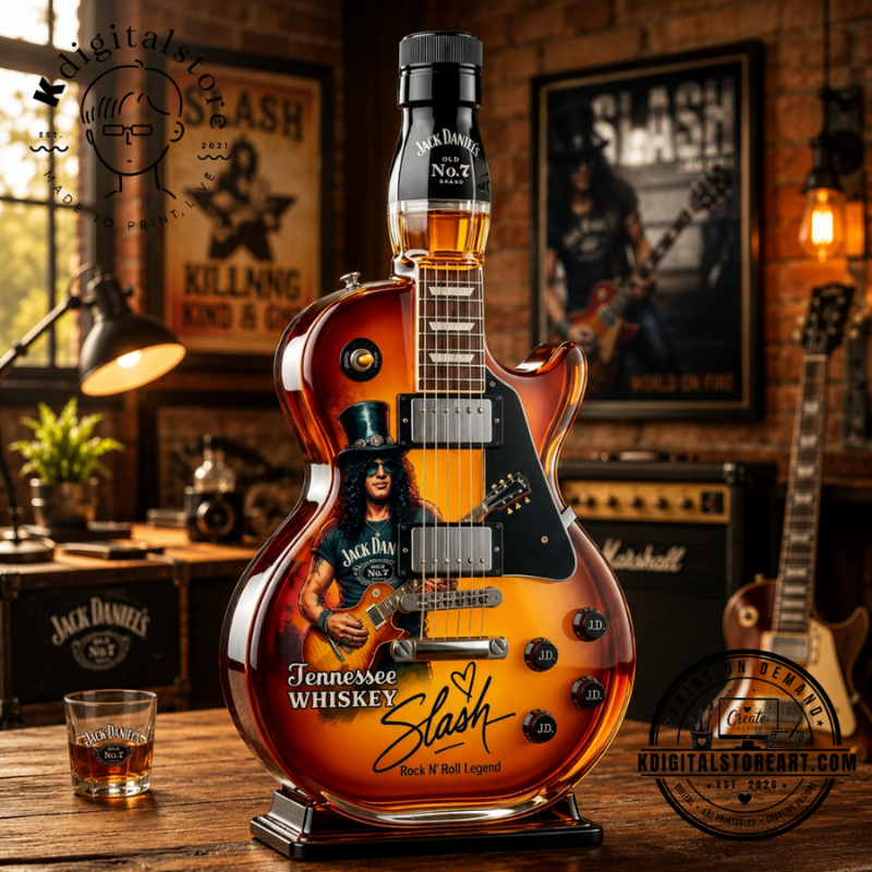 GuitarDecanter™ – Hochwertiger, gitarreninspirierter Dekanter für Sammler