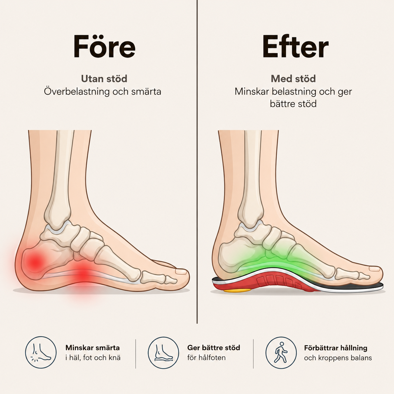 FlexStep™ – Orthopädische Stützeinlagen für langanhaltenden Komfort