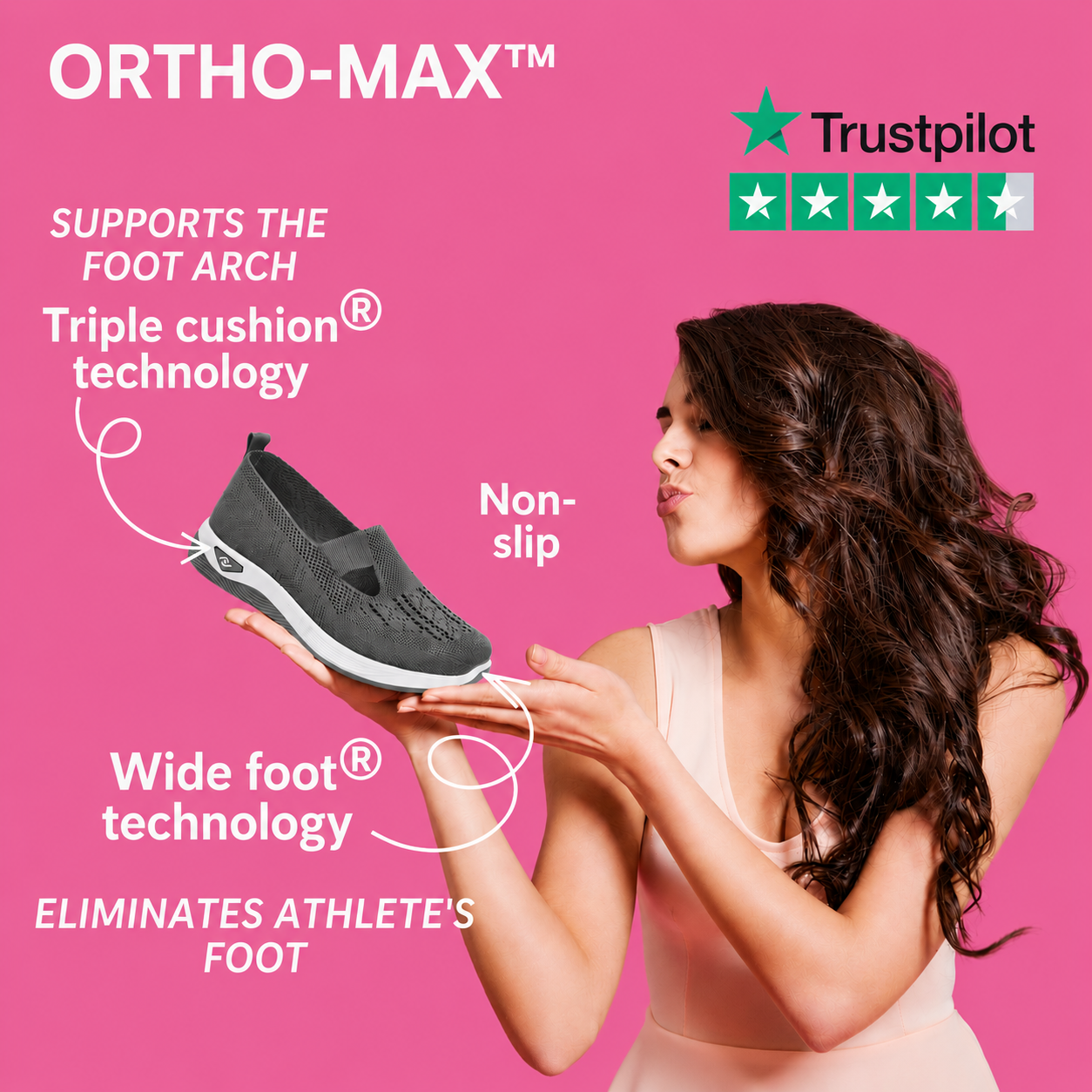 OrthoMax™ – Orthopädische Damenschuhe