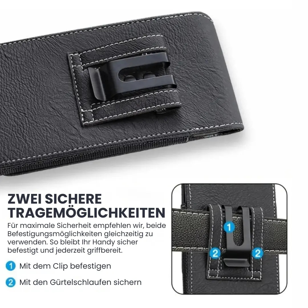 ClipPocket™ – Handyholster für den Gürtel mit Kartenfach