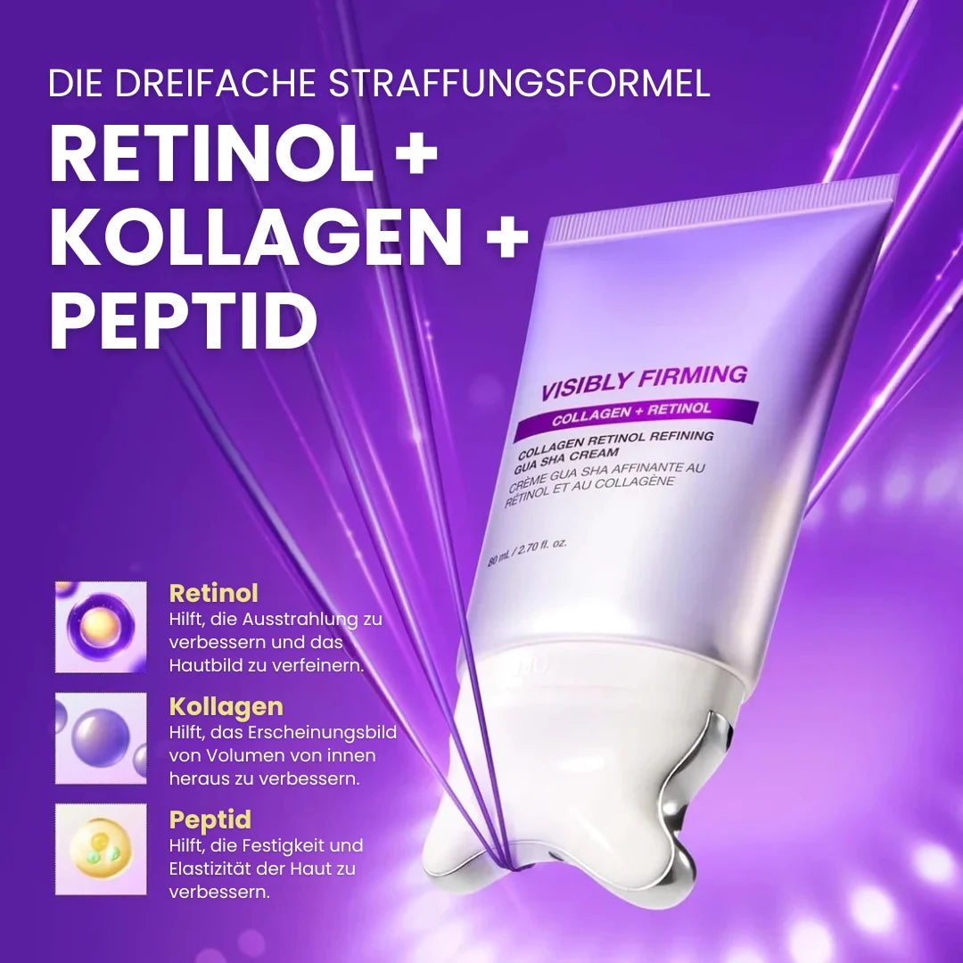 Verfeinernde Gua-Sha-Creme mit Kollagen und Retinol