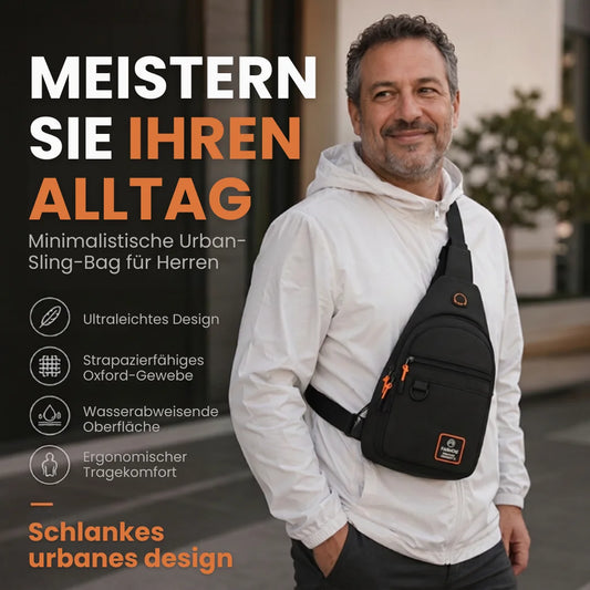 UrbanPack™ – Wasserdichte Umhängetasche mit mehreren Fächern