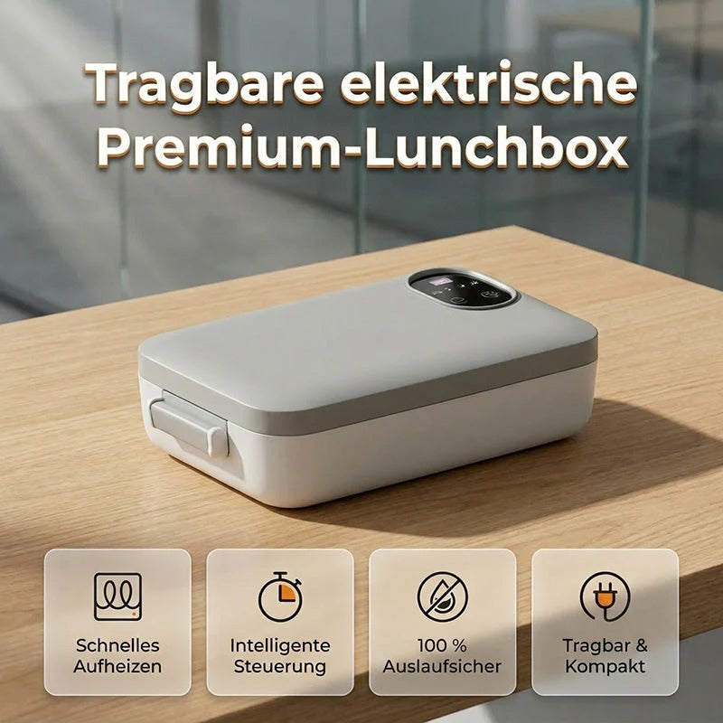 HeatBox™ – Tragbare elektrische Lunchbox mit Selbstheizfunktion