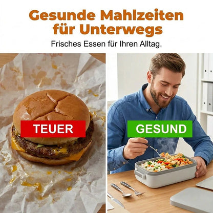 HeatBox™ – Tragbare elektrische Lunchbox mit Selbstheizfunktion